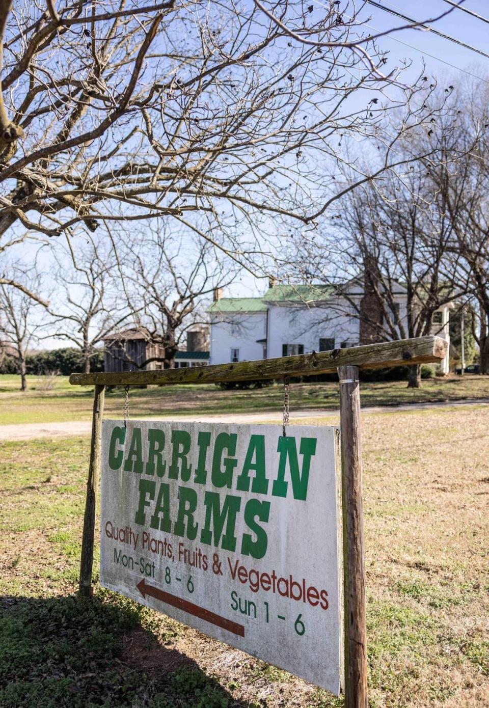 Carrigan Farms in Mooresville, N.C., on Tuesday, February 14, 2023.