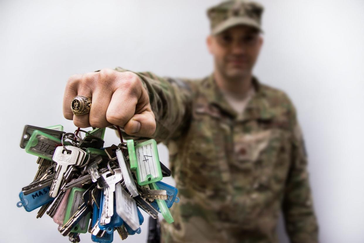 <span class="caption">The U.S. military is handing the keys over to Afghan forces.</span> <span class="attribution"><a class="link " href="https://www.usace.army.mil/Media/News-Archive/Story-Article-View/Article/477816/corps-of-engineers-transfers-om-to-afghans/" rel="nofollow noopener" target="_blank" data-ylk="slk:Joe Marek/U.S. Army Corps of Engineers;elm:context_link;itc:0;sec:content-canvas">Joe Marek/U.S. Army Corps of Engineers</a></span>