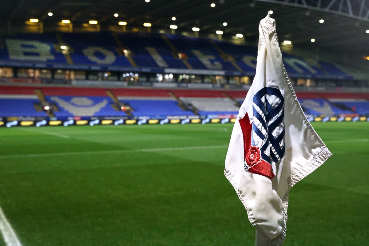 Bolton’s stadium will be known as the Toughsheet Stadium from July (Richard Sellers/PA) (PA Archive)