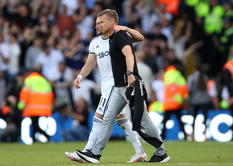 Jesse Marsch has admitted he remains unpopular among some of Leeds’ supporters (Nigel French/PA) (PA Wire)