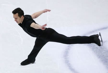 Figure Skating - ISU World Championships 2017 - Men's Short Program - Helsinki, Finland - 30/3/17 - Patrick Chan of Canada competes. REUTERS/Grigory Dukor