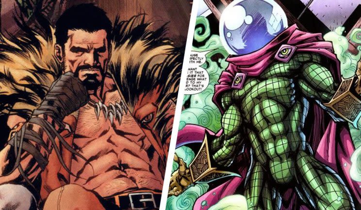 Kraven and Mysterio will apparently get their own films - Credit: Marvel