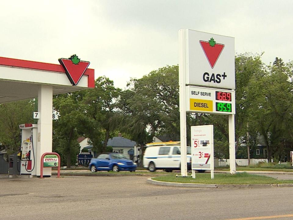 Fuel prices across Canada have been steadily decreasing over the past two months, dropping by an average of about 35 cents in Saskatchewan since early June.  (Don Somers/CBC - image credit)