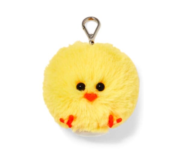 <p>Most people now carry some sort of hand sanitizer. For your teenager, this fun chick holder is a great way to store sanitizer! It's in the form of a cute keychain, so it can be hooked to a backpack, purse or gym bag.</p><p><em><a href="https://go.skimresources.com?id=113896X1572730&xs=1&url=https%3A%2F%2Fwww.bathandbodyworks.com%2Fp%2Fchick-pom-pocketbac-holder-026635974.html&sref=parade.com%2Fshopping%2Feaster-gifts-teens" rel="noopener" target="_blank" data-ylk="slk:Chick Pom PocketBac Holder, $9.95 at Bath & Body Works;elm:context_link;itc:0;sec:content-canvas" class="link ">Chick Pom PocketBac Holder, $9.95 at Bath & Body Works</a></em></p><p>Bath & Body Works</p>