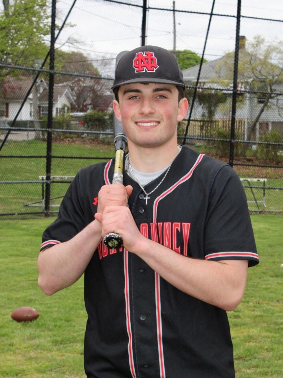 Vinny O'Leary of North Quincy High has been named to The Patriot Ledger/Enterprise All-Scholastic Baseball Team.