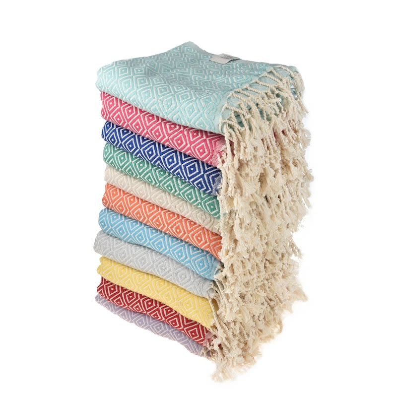 <p><strong>WORLDTOWEL</strong></p><p>etsy.com</p><p><strong>$3.99</strong></p><p>Also known as peshtemals, these large, lightweight towels are traditional options used during baths. The seller advertises them as having a fast-drying construction, while being great for the spa and beach (especially for their easy-to-carry weight). </p>