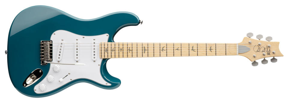 PRS's SE Silver Sky Maple Nylon Blue guitar