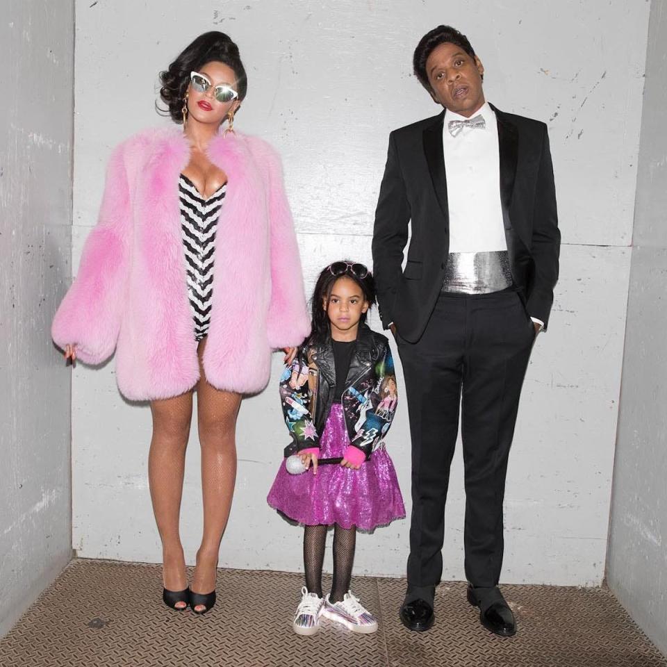 beyonce jay z blue ivy barbie ken halloween