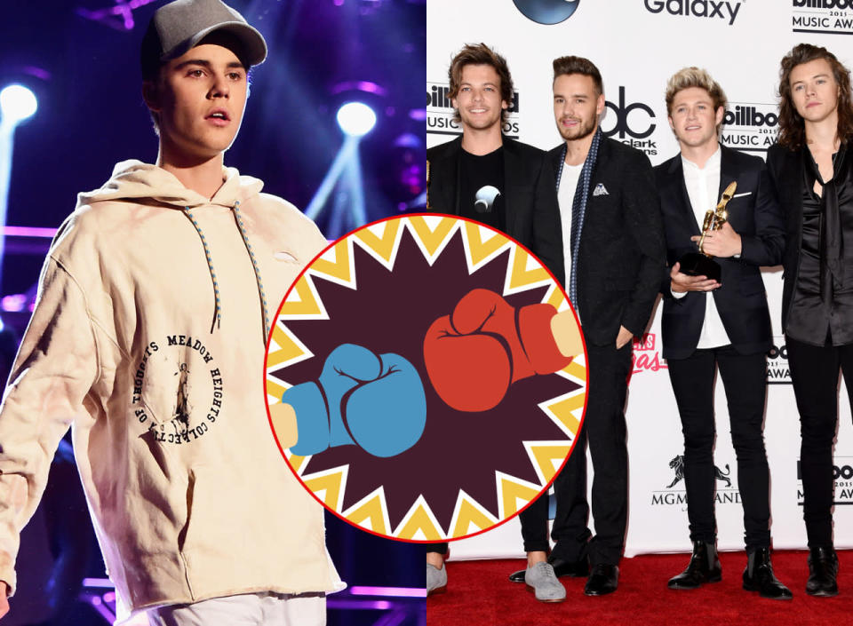 Justin Bieber vs. One Direction