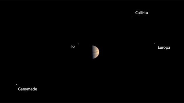 NASA tweeted this last picture of Juno which was taken prior to shutting off its instruments five days ago