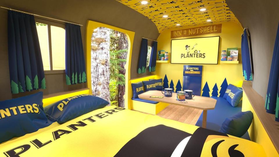 Inside the revamped Planters Nutmobile.