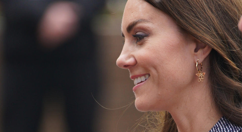 The Duchess of Cambridge attended the Manchester Arena attack memorial opening on Tuesday. (Getty Images)