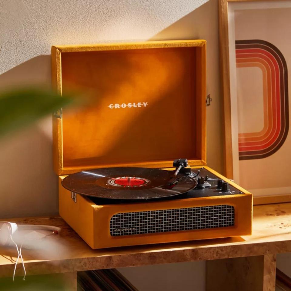 Crosley UO Exclusive Velvet Voyager Bluetooth Record Player