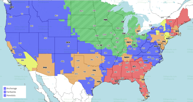 Coverage map: Washington vs. Seattle is one of most-televised games of Week  15 slate