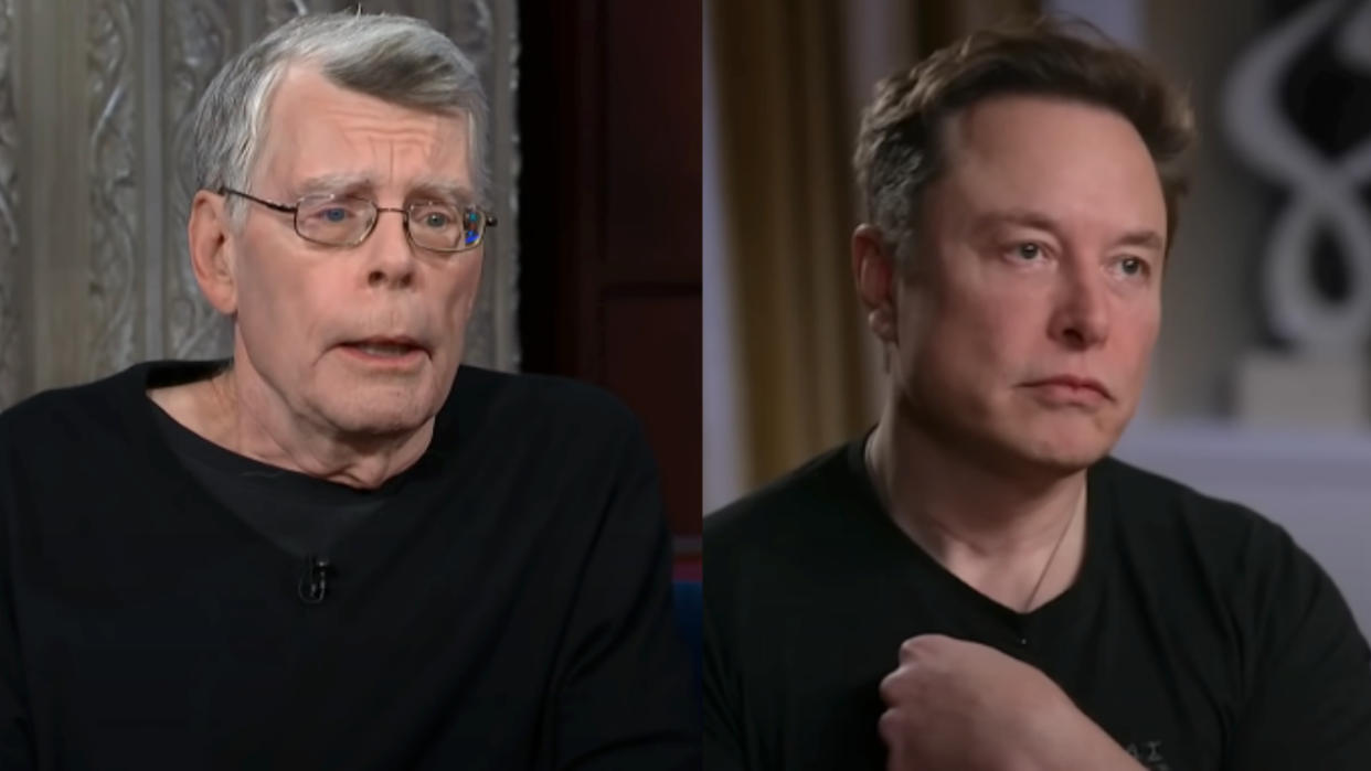  Stephen King on Stephen Colbert and Elon Musk Fox News interview 