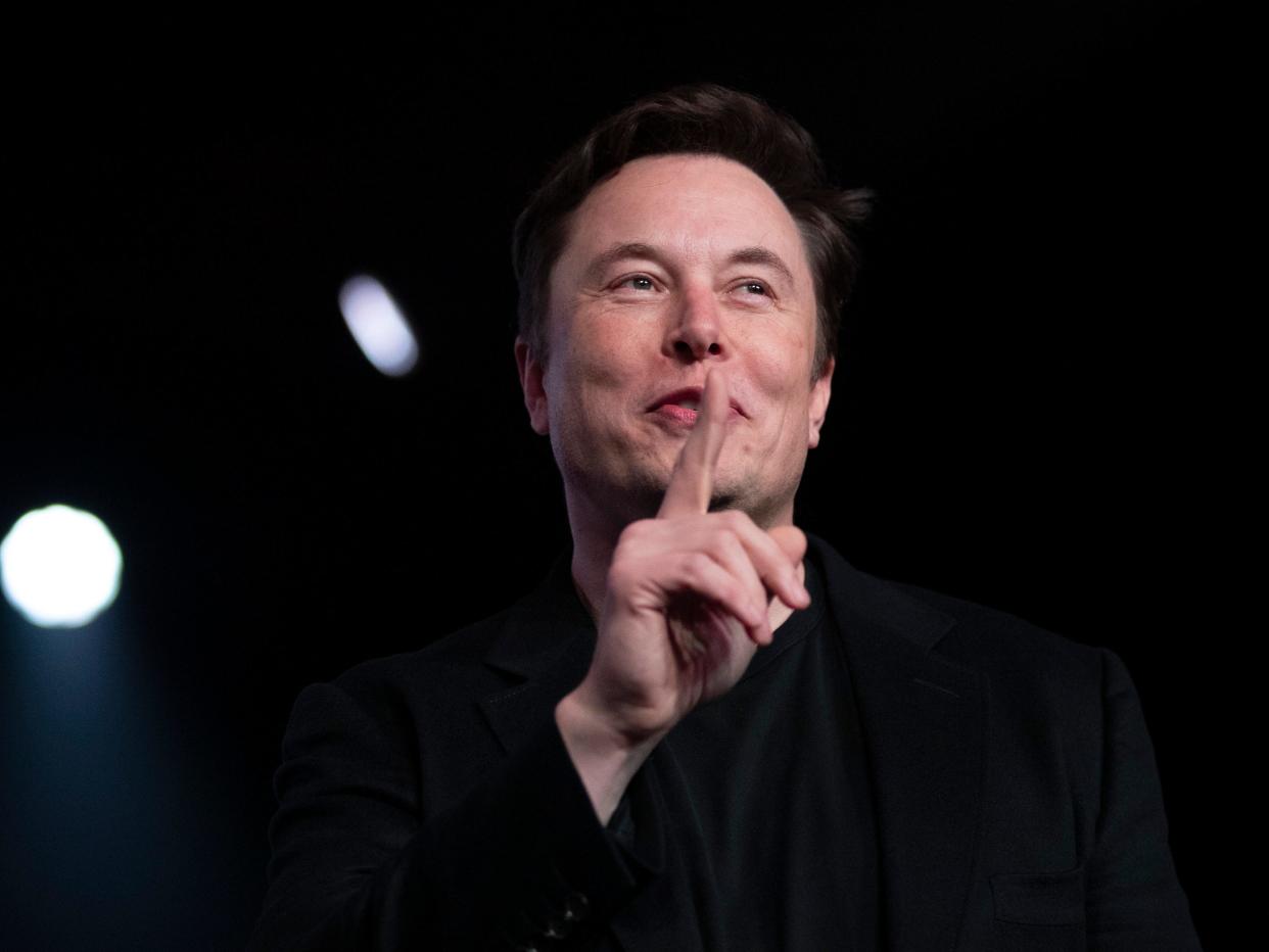 FILE- In this March 14, 2019, file photo Tesla CEO Elon Musk speaks before unveiling the Model Y at Tesla's design studio in Hawthorne, Calif. Tesla CEO Elon Musk says the electric car pioneer plans to build a new factory near Berlin. News agency dpa reported that Musk made the announcement during a prizegiving ceremony in the German capital Tuesday evening. (AP Photo/Jae C. Hong, File)