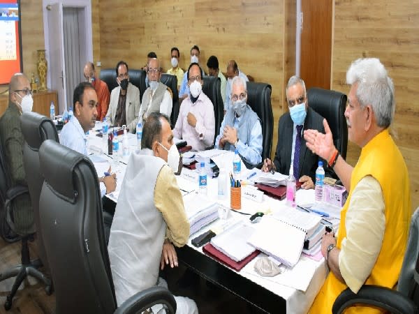 Visuals of e-library inauguration by LG Manoj Sinha in Jammu and Kashmir