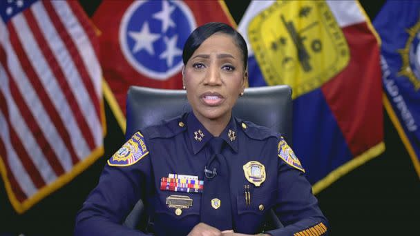 PHOTO: Memphis Police Chief Cerelyn appears on 'Good Morning America,' on Jan. 27, 2023. (ABC News)