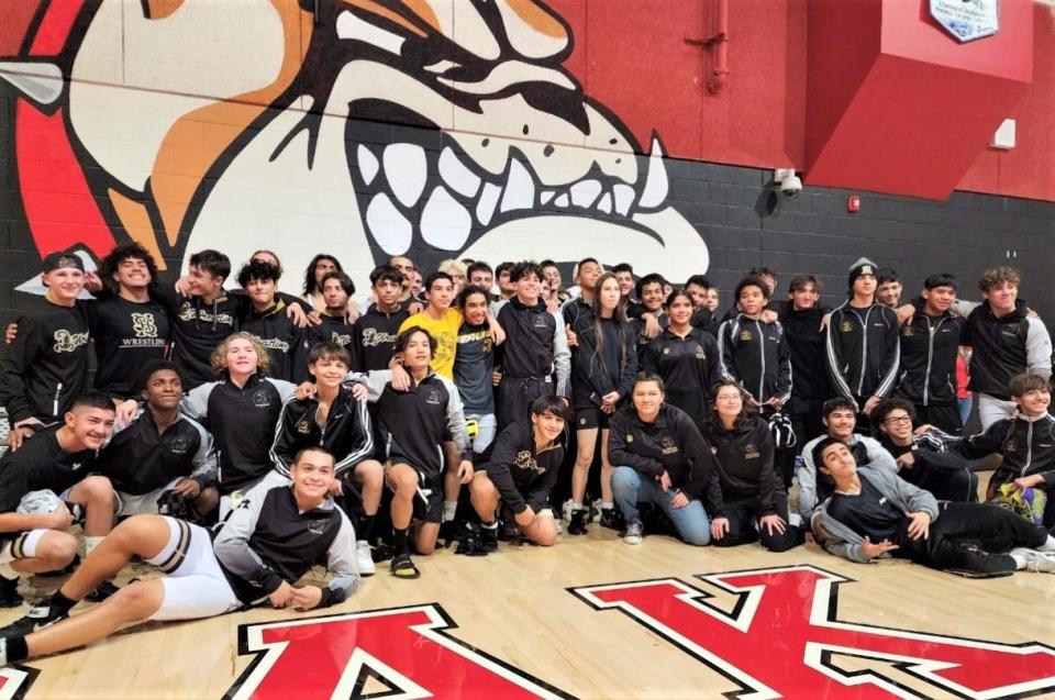 The Hesperia wrestling team kicked off the season with a 40-24 victory over Oak Hills in the Mojave River League opener Wednesday night.