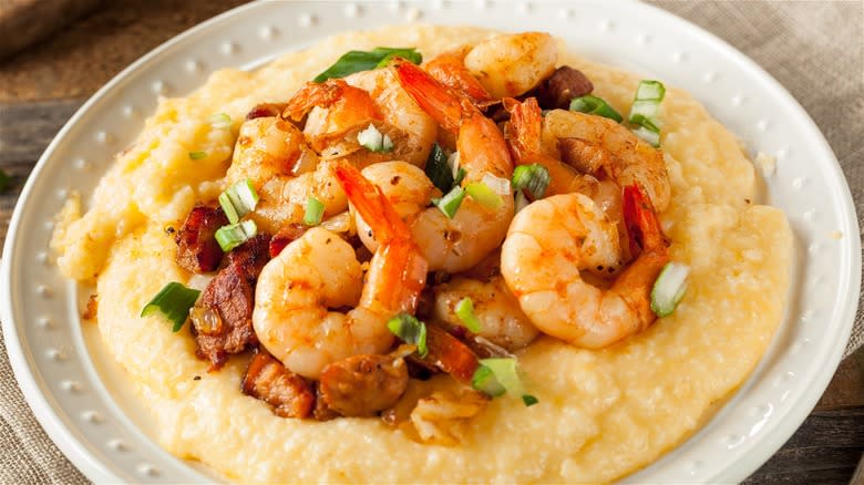 Bowl of shrimp and grits