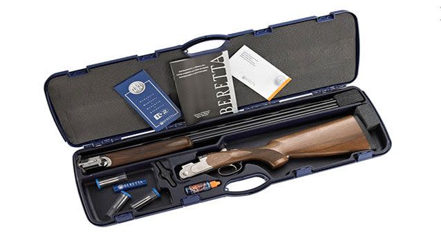 The child recognises the casing to be that of the Beretta 686 Silver Pigeon hunting shotgun. Source: Beretta