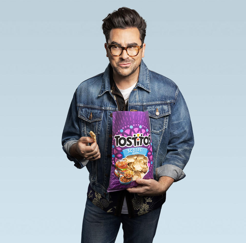 Dan Levy stars in a new campaign for Tostitos. - Credit: Courtesy of Frito-Lay