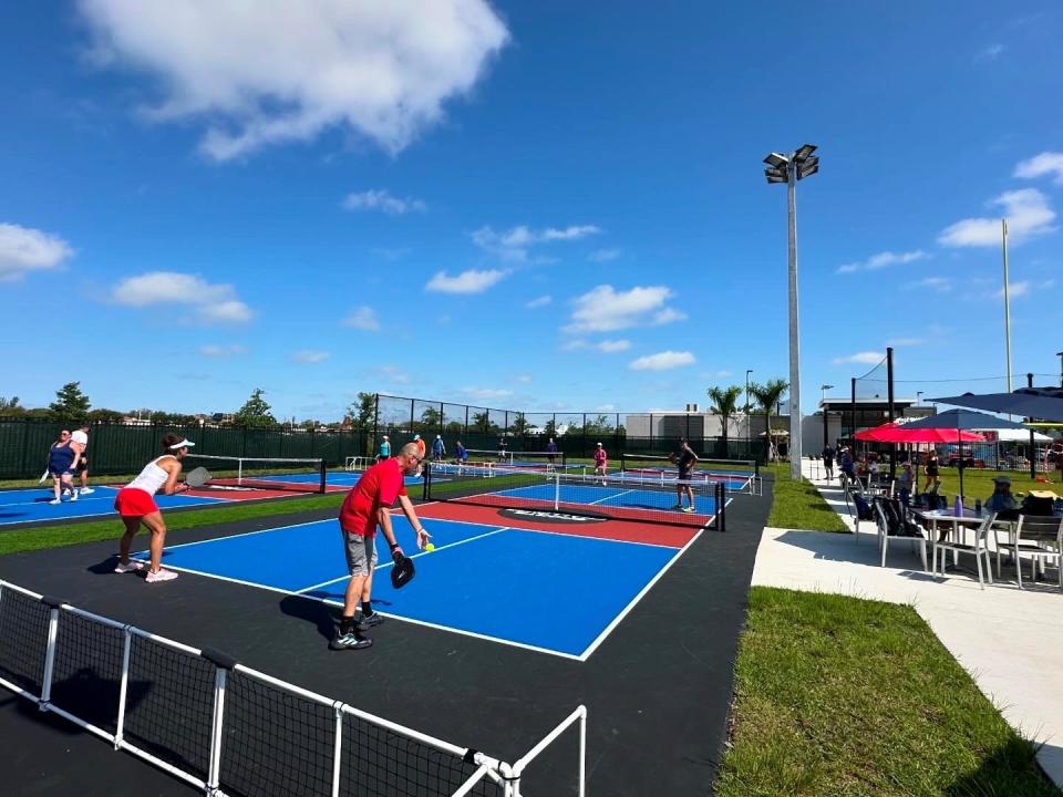 Sports Challenge America opened its 12 new, state-of-the-art pickleball courts in April 2024.