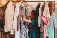 <p>Holding on to items you don't need or use is one of the biggest ways your home becomes an unorganized mess, and this is especially true with clothes. To keep an eye on what you wear and don't wear, try the hanger trick. </p><p>"Simply turn your hangers around in your closet. As you wear items, return them to the closet with the hanger facing the normal way," says Amanda Clark, owner of <a href="https://www.eversoorganized.com/" rel="nofollow noopener" target="_blank" data-ylk="slk:Ever So Organized®️;elm:context_link;itc:0;sec:content-canvas" class="link ">Ever So Organized®️</a>. "This is a visual way to see what items you actually wear. In reality, most people wear 20% of their clothes 80% of the time." </p>