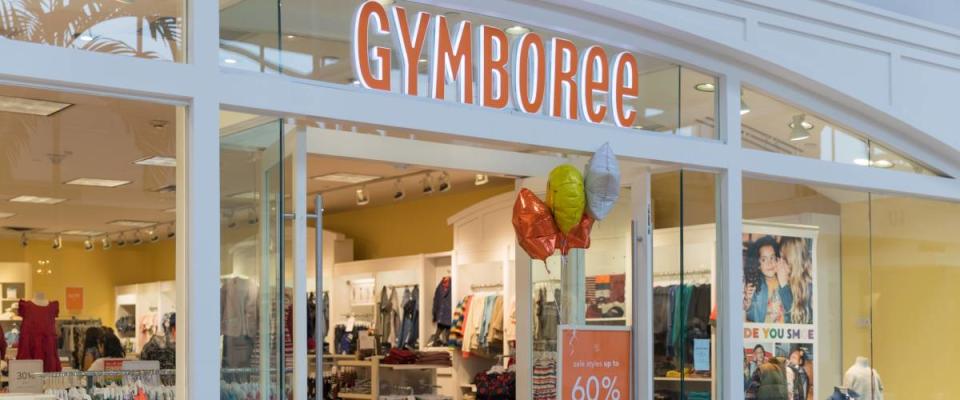 New Jersey, NJ, October 6 2018:Entrance to Gymboree Store featuring 60% off entire store