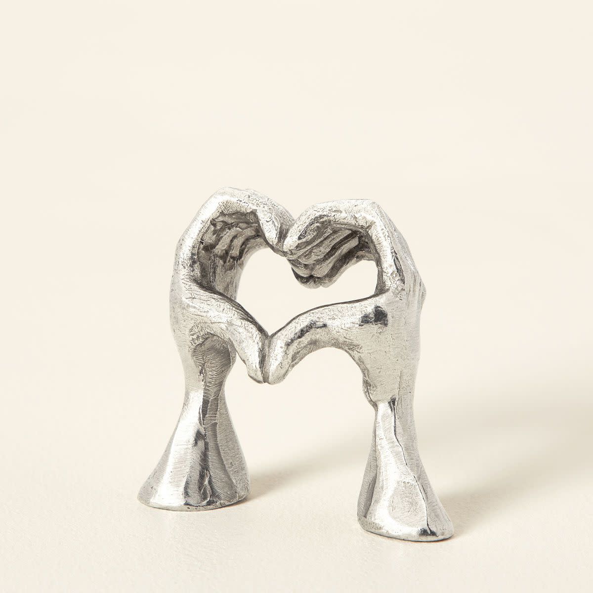 Hand Heart Desktop Sculpture