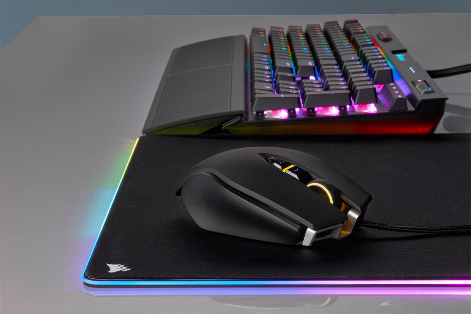 You don't have to shop Logitech if you want a lag-free gaming mouse. Corsair