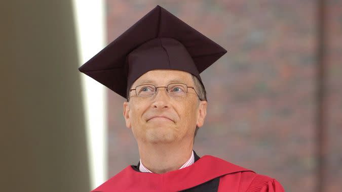 Mandatory Credit: Photo by Cj Gunther/EPA/Shutterstock (7846172e)Microsoft Founder Bill Gates and Recipient of the Honorary Degree Doctorate of Laws During Commencement Ceremonies at Harvard University in Cambridge Massachusetts Usa 0 7 June 2007Usa Bill Gates - Jun 2007.
