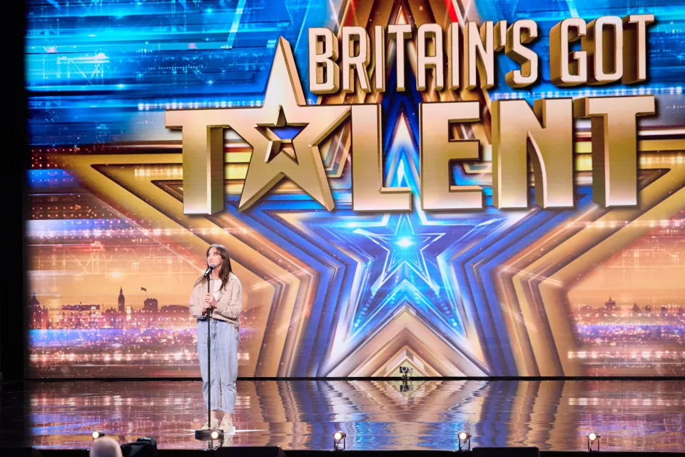 Sydnie Christmas performing on Britain's Got Talent