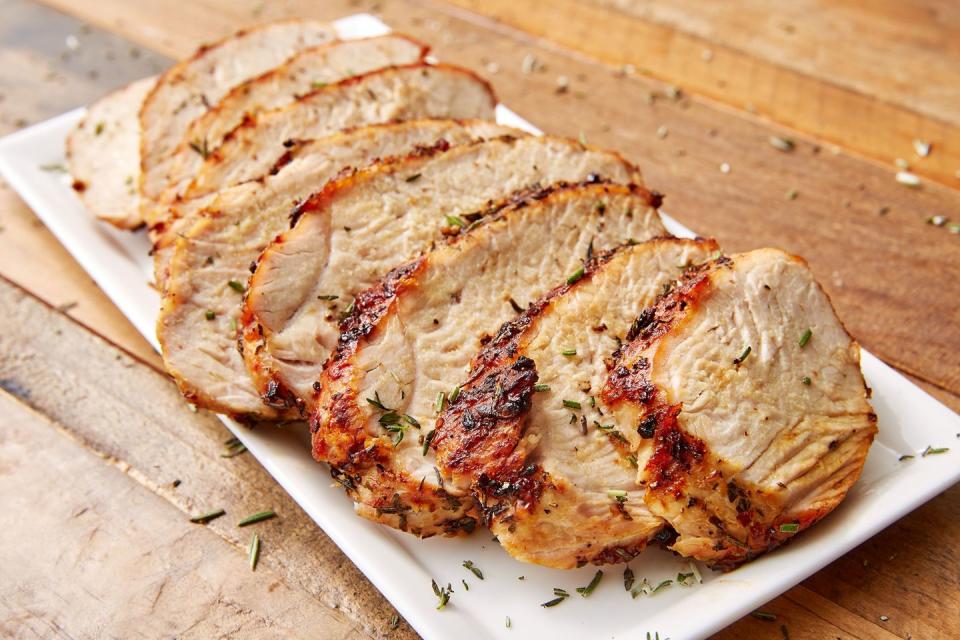 Air Fryer Garlic Herb Turkey Breast