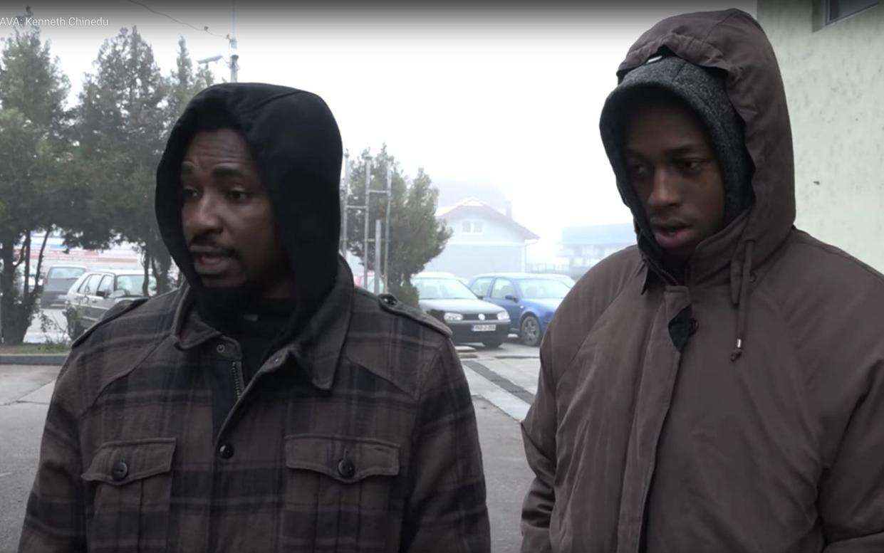 Abia Uchenna Alexandro and Kenneth Chinedu say they were arrested in Croatia and dumped across the border in Bosnia  - Zurnal
