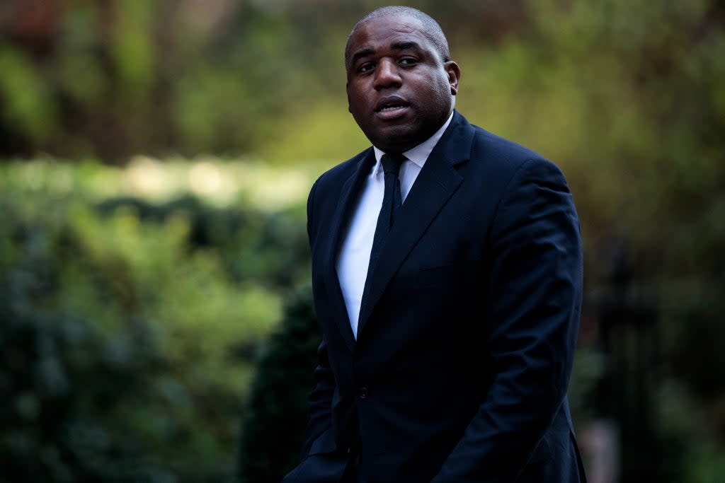 Mr Lammy wrote that his visit to Pentonville prison was cancelled “vindictively” by Mr Raab  (Getty Images)