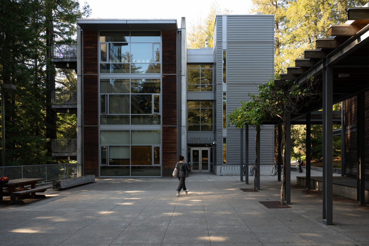 The University of California Santa Cruz, on March 18, 2024.  (Mike Kai Chen/The New York Times)