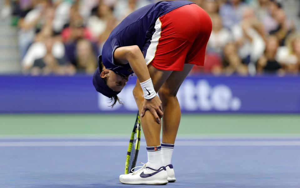 Holger Rune struggles with cramp - GETTY IMAGES