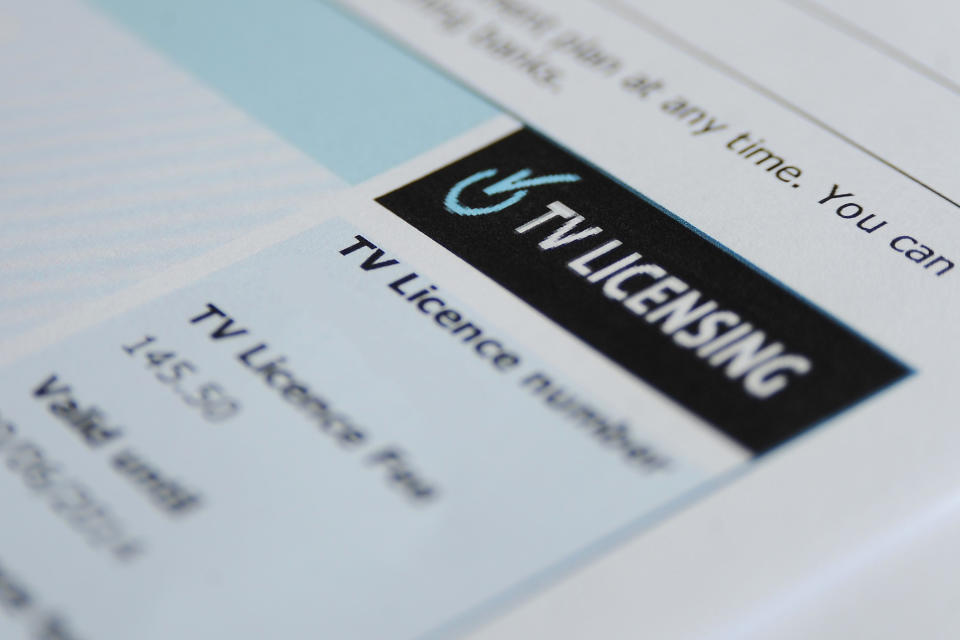 PLEASE NOTE TV LICENCE NUMBER HAS BEEN REMOVED BY PA PICTURE DESK File photo dated 25/03/14 of a TV licence. Pensioners will struggle with the process of buying a TV licence, a charity has warned, as it criticised the BBC's plans for home visits.