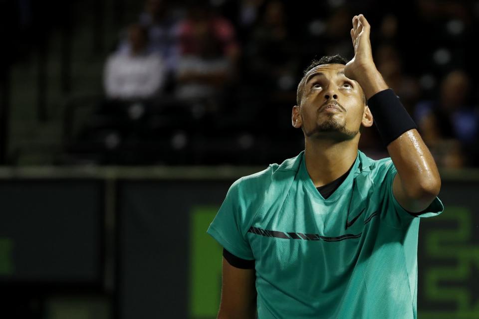 Nick Kyrgios a fait le show face à Alexander Zverev en quarts de finale à Miami.