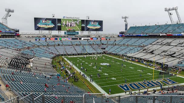 PHOTO: General view before the start of a game between the Georgia Bulldogs and the Florida Gators at TIAA Bank Field on Oct. 29, 2022, in Jacksonville, Fla. (James Gilbert/Getty Images)