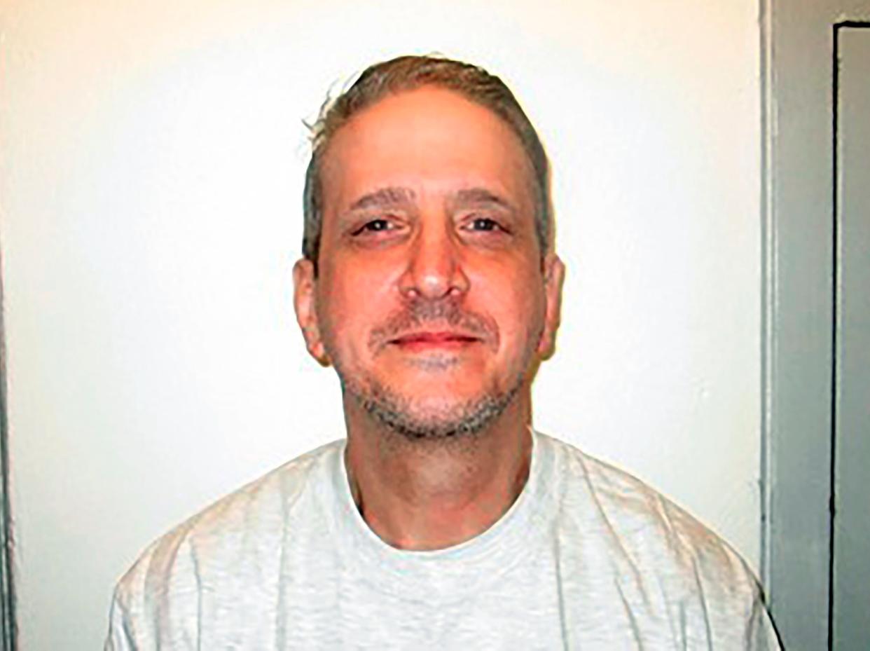 Photo provided by the Oklahoma Department of Corrections shows death row inmate Richard Glossip on Feb. 19, 2021.