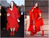 <p>Manche Leute kritisierten Madonna der kulturellen Ignoranz aufgrund dieses Geisha-inspirierten roten Kimonos. (Bild: Getty) </p>