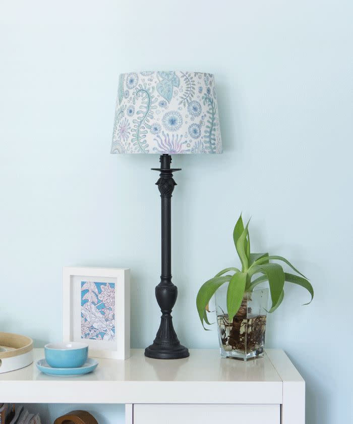 Turn a lampshade into an original work of art