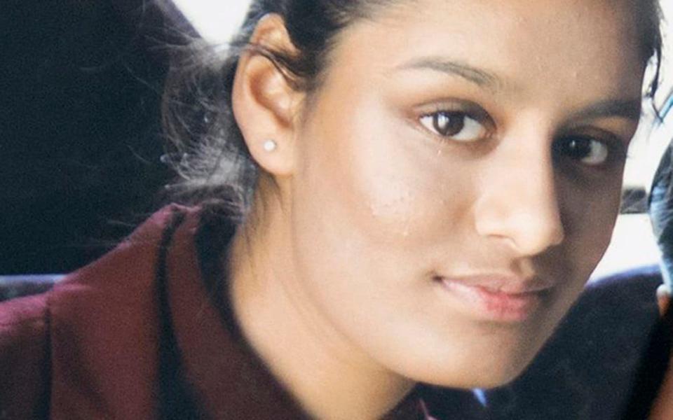 Shamima Begum was one of three east London schoolgirls who travelled to Syria to join so-called Islamic State (IS) in February 2015 - PA