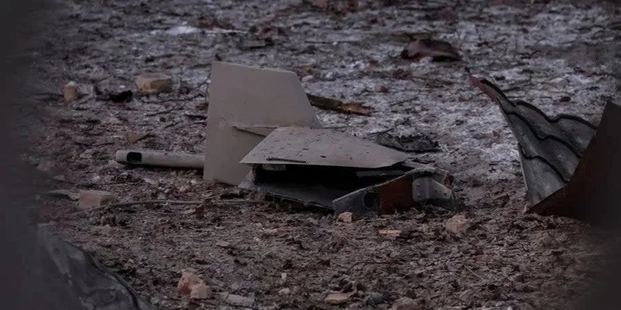 Iranian kamikaze drone Shahed destroyed