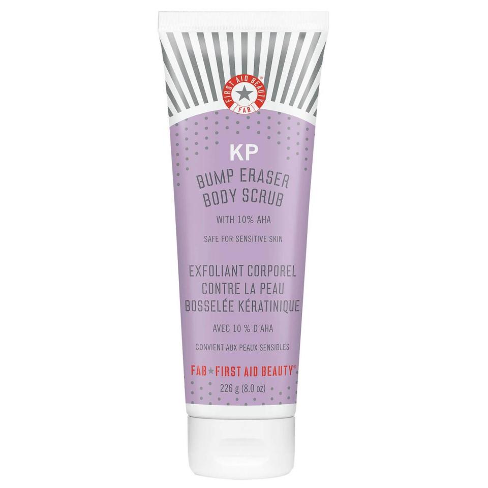 2) First Aid Beauty KP Bump Eraser Body Scrub