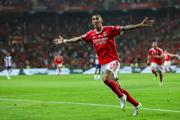 Ángel Di María es ídolo en Benfica, donde transita su segunda etapa como jugador luego de un regreso que conformó a todos.