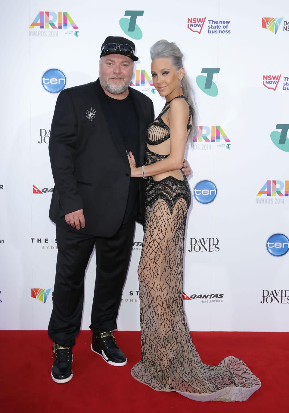 Does this mean Kyle Sandilands and Imogen are engaged? Source: Getty