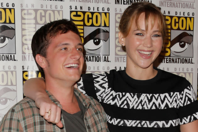 Josh Hutcherson und Jennifer Lawrence: "The Hunger Games"-Traumpaar (Bild: ddp)